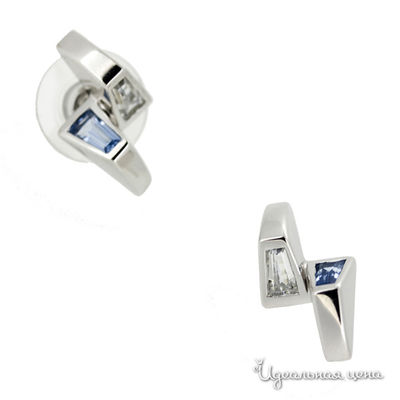 Пусеты Augarten, цвет голубой