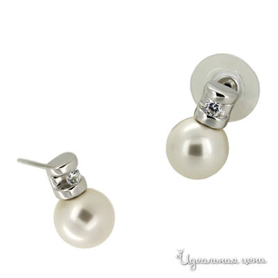 Пусеты Augarten, цвет белый