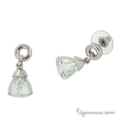 Пусеты Augarten, цвет прозрачный