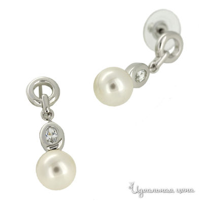 Пусеты Augarten, цвет белый