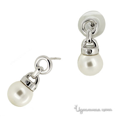 Пусеты Augarten, цвет белый