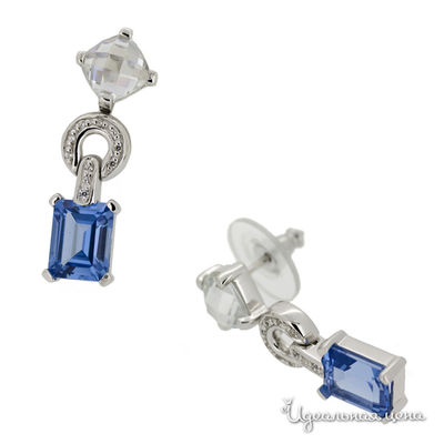 Пусеты Augarten, цвет голубой