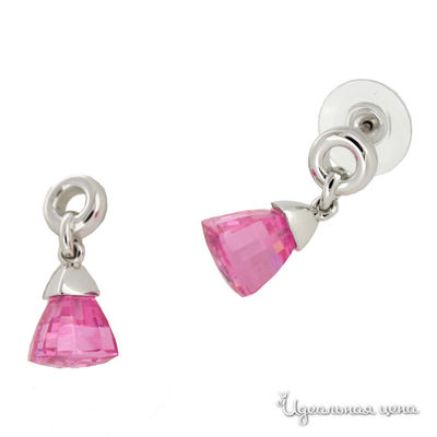 Пусеты Augarten, цвет розовый