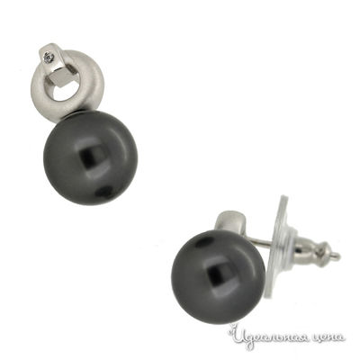 Пусеты Augarten, цвет серый