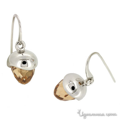 Серьги Augarten, цвет шампань