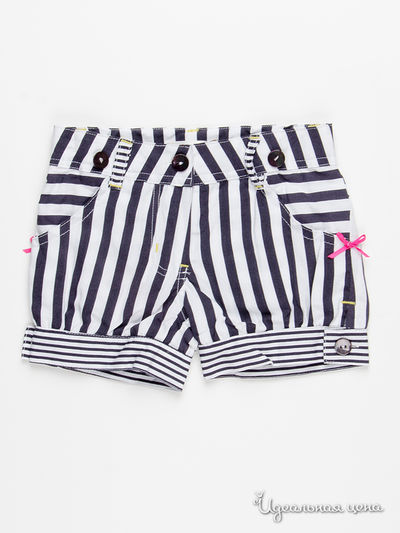 Шорты Deux par Deux, цвет черный, белый