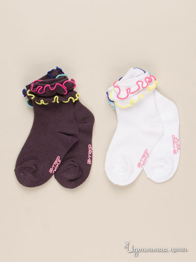 Носки, 2 шт Deux par Deux, цвет мультиколор