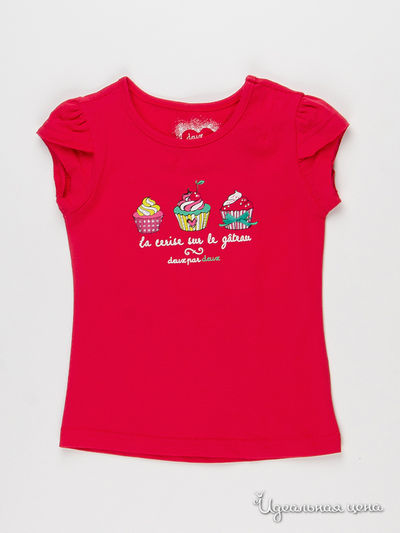 Футболка Deux par Deux, цвет красный