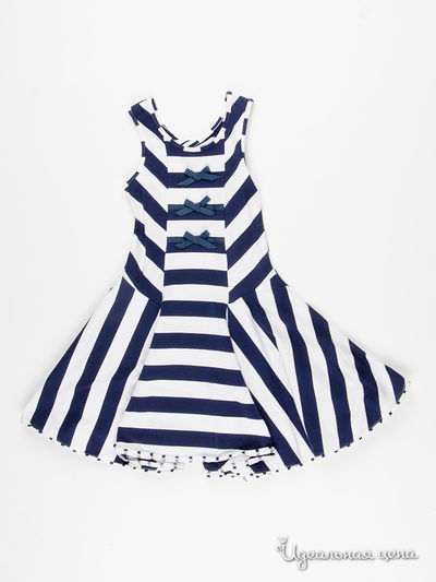 Сарафан Deux par Deux, цвет синий, белый