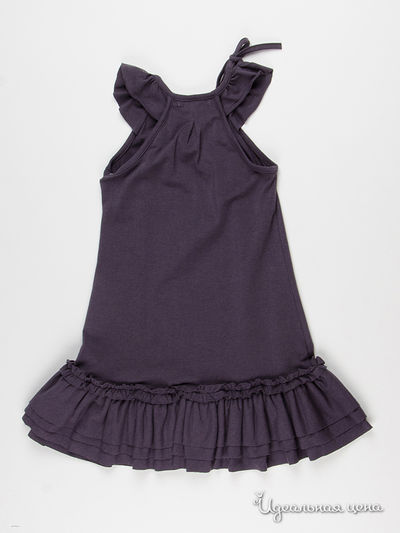 Платье Deux par deux для девочки, цвет фиолетовый