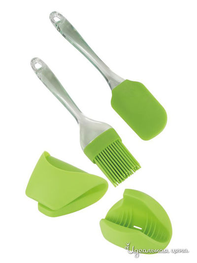 Набор кулинарный 4 предмета Kaiserhoff, цвет Зеленый