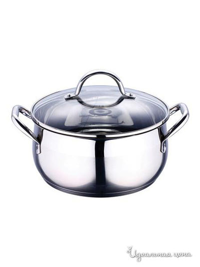 Кастрюля Bergner, цвет металл