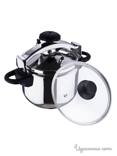 Кастрюля-скороварка Bergner, цвет металл
