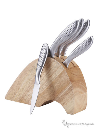 Набор ножей 6 предметов Bergner, цвет металл