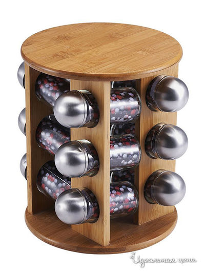 Набор для специй Wellberg, цвет деревянный