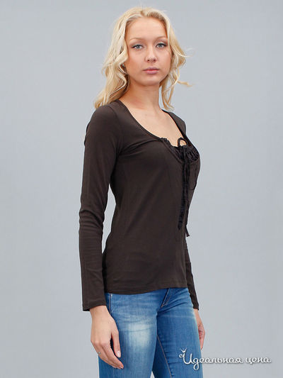 Лонгслив GAS, цвет коричневый