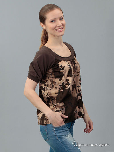 Блуза GAS, цвет коричневая