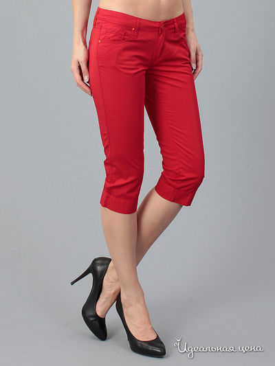 Капри GAS, цвет красные