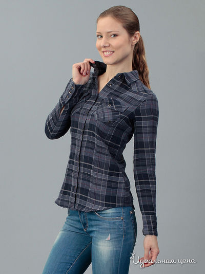 Блуза GAS, цвет синяя