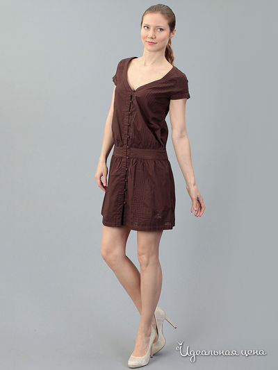 Платье GAS, цвет коричневое