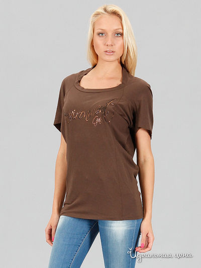 Футболка GAS, цвет коричневая