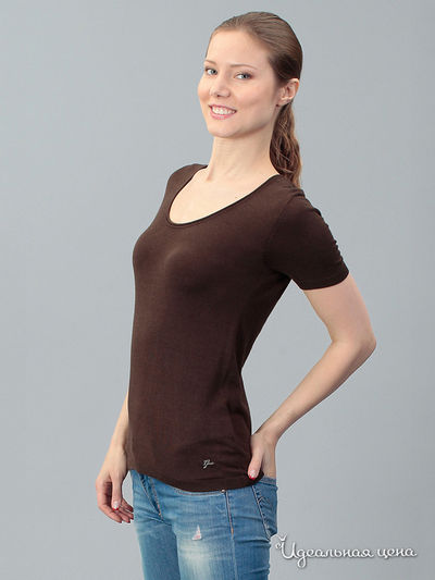 Футболка GAS, цвет коричневая