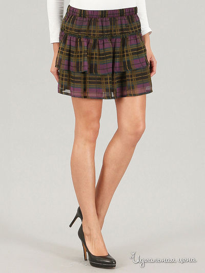 Юбка GAS, цвет коричневая