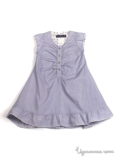 Платье ForeNBirdie, цвет голубой, белый