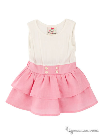 Платье ForeNBirdie, цвет белый, розовый