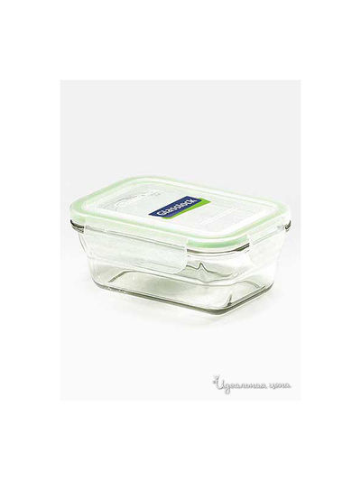 Контейнер прямоугольный, 1650 мл Glasslock, цвет blue/transparent