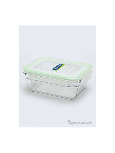 Контейнер прямоугольный, 1730 мл Glasslock, цвет blue/transparent