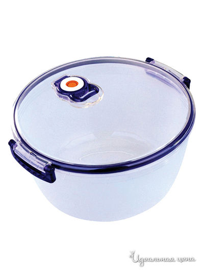 Контейнер, 2500 мл Bekker, цвет blue/transparent