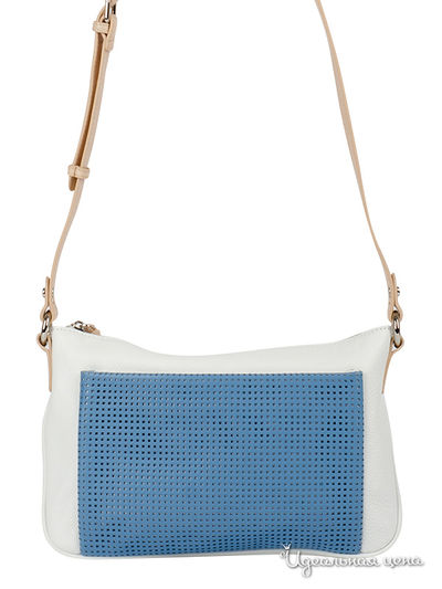 Сумка Palio, цвет белый, голубой