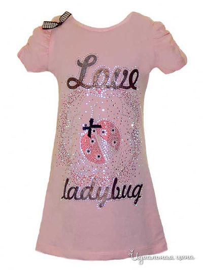 Туника Eftelya, цвет персиковая