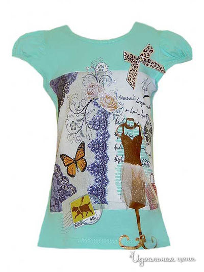 Футболка Eftelya, цвет зеленая