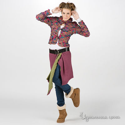 Палантин Artwizard, цвет цвет розовый / оливковый