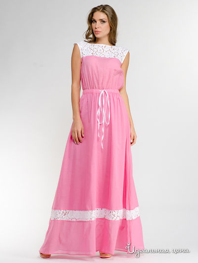 Платье Maria Rybalchenko, цвет розовый, белый