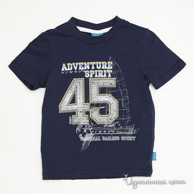 Футболка Button Blue, цвет синяя