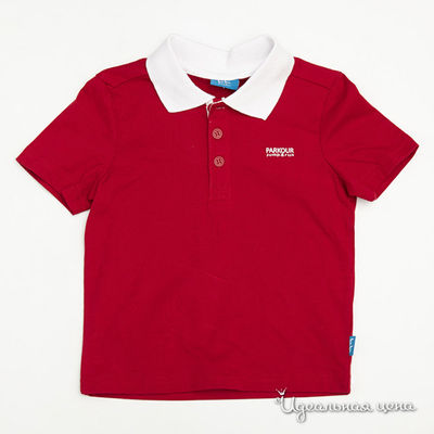 Поло Button Blue, цвет красный
