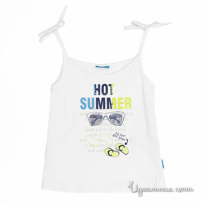 Майка Button Blue, цвет белый