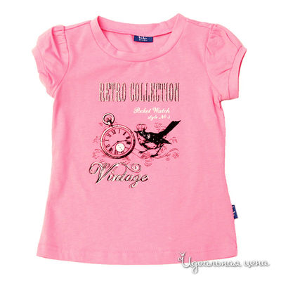 Футболка Button Blue, цвет розовая