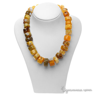 Бусы Migura, цвет цвет желтый,коричневый