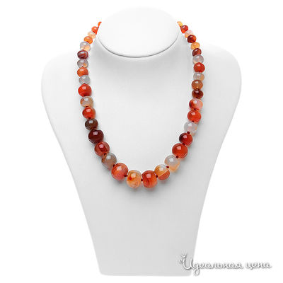 Бусы Migura, цвет цвет коричневый, серый