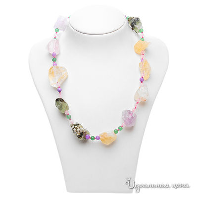 Бусы Migura, цвет цвет желтый,зеленый,фиолетоый,розовый