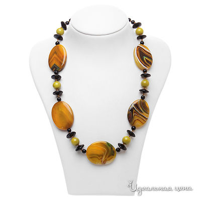 Колье Migura, цвет цвет желтый,коричневый,черный