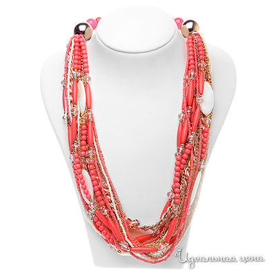 Колье Migura, цвет цвет розовый,золотой,белый