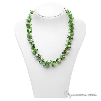 Бусы Migura, цвет цвет зеленый,белый