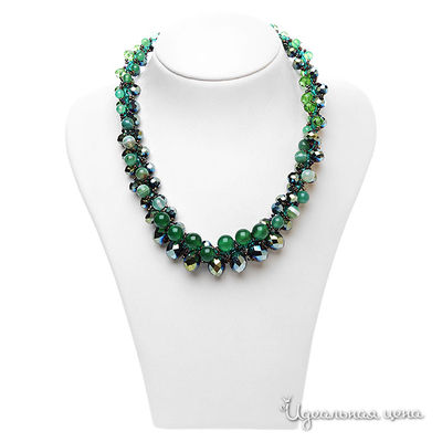 Колье Migura, цвет зеленый, коричневый