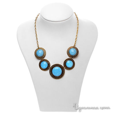 Колье Migura, цвет золотой, голубой