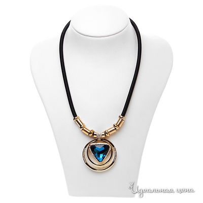 Колье Migura, цвет цвет золотой,синий,белый,черный
